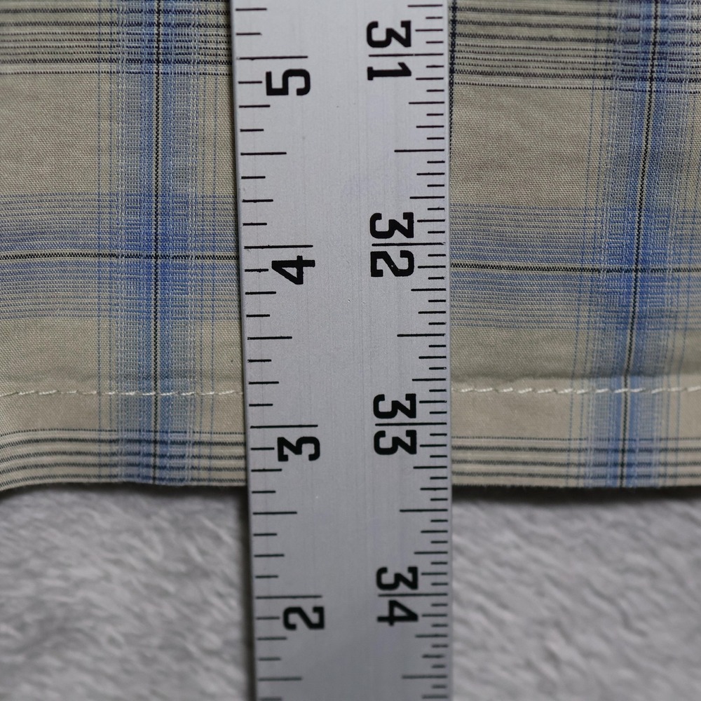 Blackhawk Warrior Wear 1700 Shirt Mens 3XL Beige Blue Plaid Tactical Pocket - Picture 8 of 10